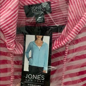 Jones New York light zip up jacket